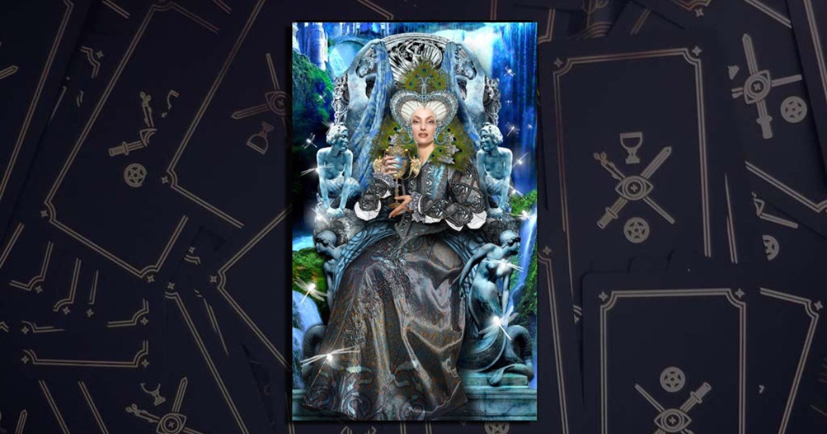 Semnificatia cartiII de tarot „Regina cupelor”